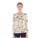 Tekstura-seamless-retro-pattern Women s Long Sleeve Tee View1