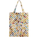 Tekstura-seamless-retro-pattern Zipper Classic Tote Bag View1