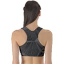 Black Tourmaline Stone Geometric Pattern Sports Bra View2