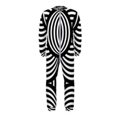 Abstract Black And White Shell Pattern Onepiece Jumpsuit (kids) by SpinnyChairDesigns