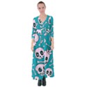 Skull Button Up Maxi Dress View1