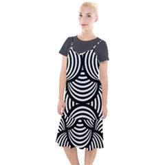 Abstract Black And White Shell Pattern Camis Fishtail Dress by SpinnyChairDesigns