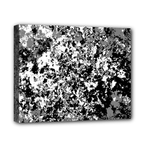 Black And White Grunge Stone Canvas 10  X 8  (stretched) by SpinnyChairDesigns