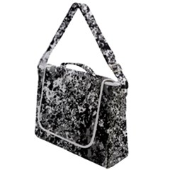 Black And White Grunge Stone Box Up Messenger Bag