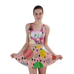 Cats And Fruits  Mini Skirt by Sobalvarro