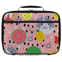 Cats And Fruits  Full Print Lunch Bag by Sobalvarro