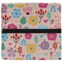 Tekstura-fon-tsvety-berries-flowers-pattern-seamless Seat Cushion View4