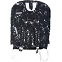 Black and White Music Notes Full Print Backpack View2