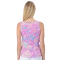 Pink Blue Peach Color Mosaic Women s Basketball Tank Top View2