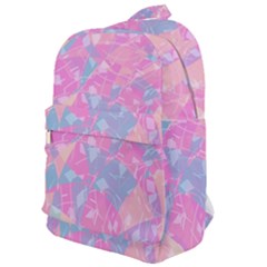 Pink Blue Peach Color Mosaic Classic Backpack by SpinnyChairDesigns