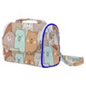 Colorful-baby-bear-cartoon-seamless-pattern Satchel Shoulder Bag View1