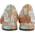 Colorful-baby-bear-cartoon-seamless-pattern Women s Block Heels  View4