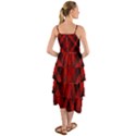 Red and Black Plaid Stripes Layered Bottom Dress View2