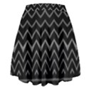 Black and White Minimalist Stripes  High Waist Skirt View2