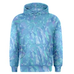 Light Blue Abstract Mosaic Art Color Men s Core Hoodie by SpinnyChairDesigns