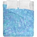 Light Blue Abstract Mosaic Art Color Duvet Cover Double Side (California King Size) View2