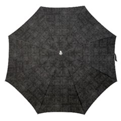 Matte Charcoal Black Color  Straight Umbrellas by SpinnyChairDesigns