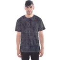 Matte Charcoal Black Color  Men s Sport Mesh Tee View1