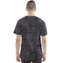 Matte Charcoal Black Color  Men s Sport Mesh Tee View2