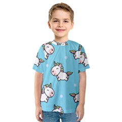 Unicorns  Kids  Sport Mesh Tee