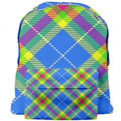 Clown Costume Plaid Striped Giant Full Print Backpack by SpinnyChairDesigns