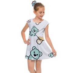 Bears Kids  Cap Sleeve Dress by Sobalvarro