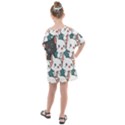 Seamless-cute-cat-pattern-vector Kids  One Piece Chiffon Dress View2