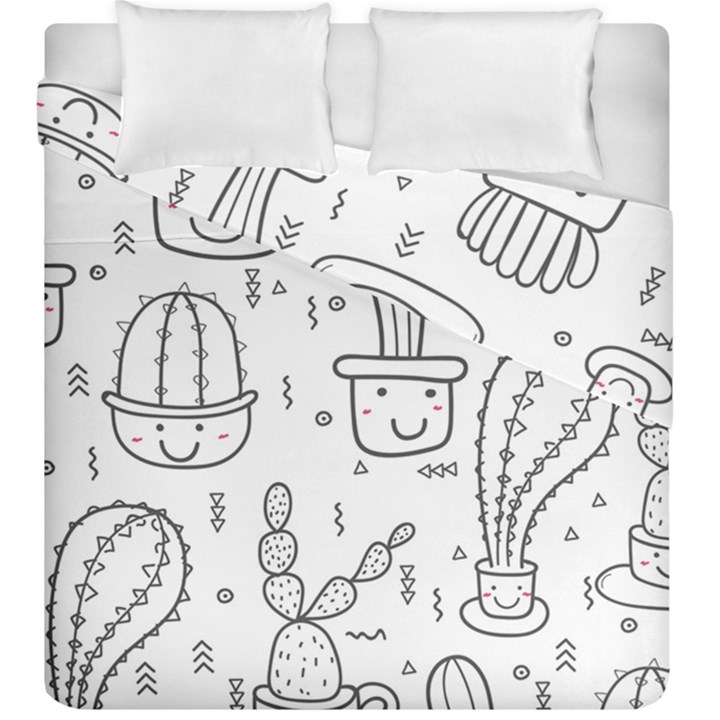 Cactus Duvet Cover Double Side (King Size)