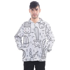 Cactus Men s Half Zip Pullover by Sobalvarro