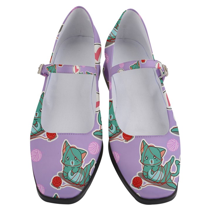 Playing cats Women s Mary Jane Shoes