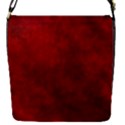 Scarlet Red Velvet Color Faux Texture Removable Flap Cover (S) View1