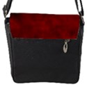 Scarlet Red Velvet Color Faux Texture Removable Flap Cover (S) View2