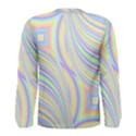 Pastel Color Stripes  Men s Long Sleeve Tee View2