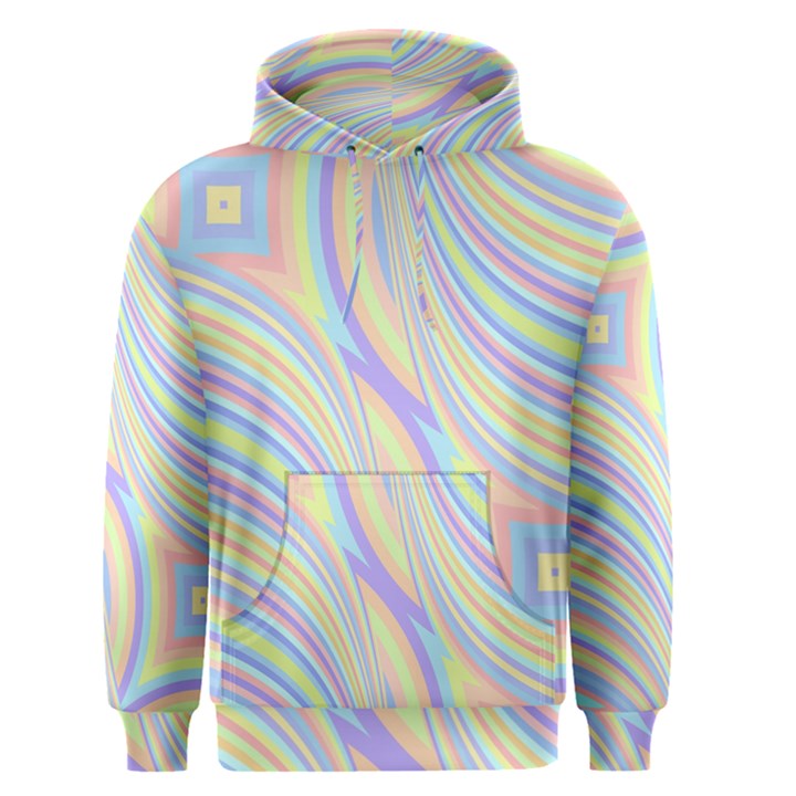 Pastel Color Stripes  Men s Core Hoodie