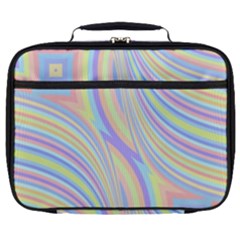 Pastel Color Stripes  Full Print Lunch Bag by SpinnyChairDesigns