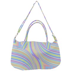 Pastel Color Stripes  Removal Strap Handbag by SpinnyChairDesigns