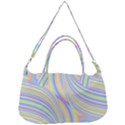 Pastel Color Stripes  Removal Strap Handbag View1