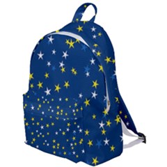 White Yellow Stars On Blue Color The Plain Backpack by SpinnyChairDesigns