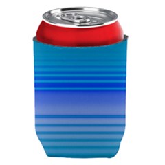 Blue Purple Color Stripes Ombre Can Holder