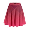 Hot Pink and Wine Color Diamonds High Waist Skirt View1