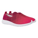 Hot Pink and Wine Color Diamonds Women s Slip On Sneakers View3