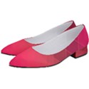 Hot Pink and Wine Color Diamonds Women s Low Heels View2