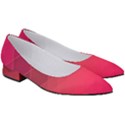 Hot Pink and Wine Color Diamonds Women s Low Heels View3