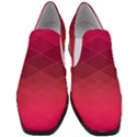 Hot Pink and Wine Color Diamonds Women Slip On Heel Loafers View1