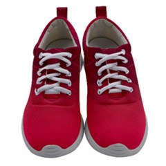 Hot Pink And Wine Color Diamonds Athletic Shoes