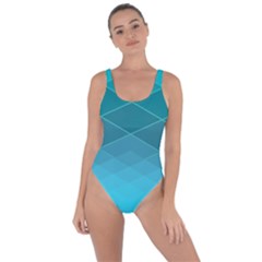 Aqua Blue And Teal Color Diamonds Bring Sexy Back Swimsuit