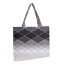 Black White Grey Color Diamonds Medium Tote Bag View2