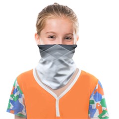 Black White Grey Color Diamonds Face Covering Bandana (kids)