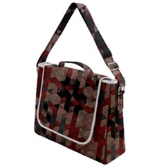 Auburn Grey And Tan Truchet Tiles Box Up Messenger Bag