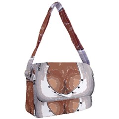 Sexy Boobs Breast Cleavage Woman Courier Bag by HermanTelo